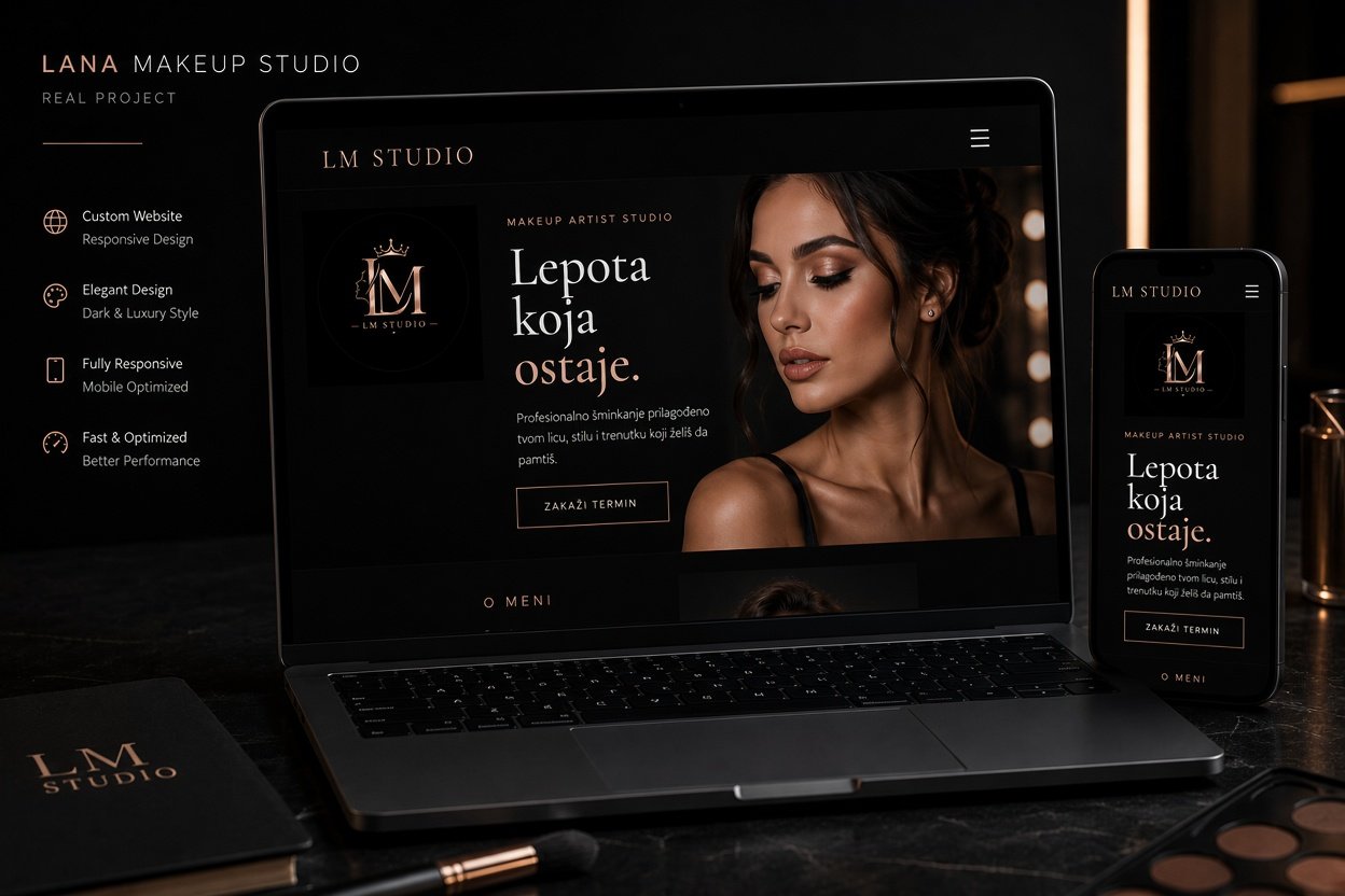 Lana Makeup Studio web sajt
