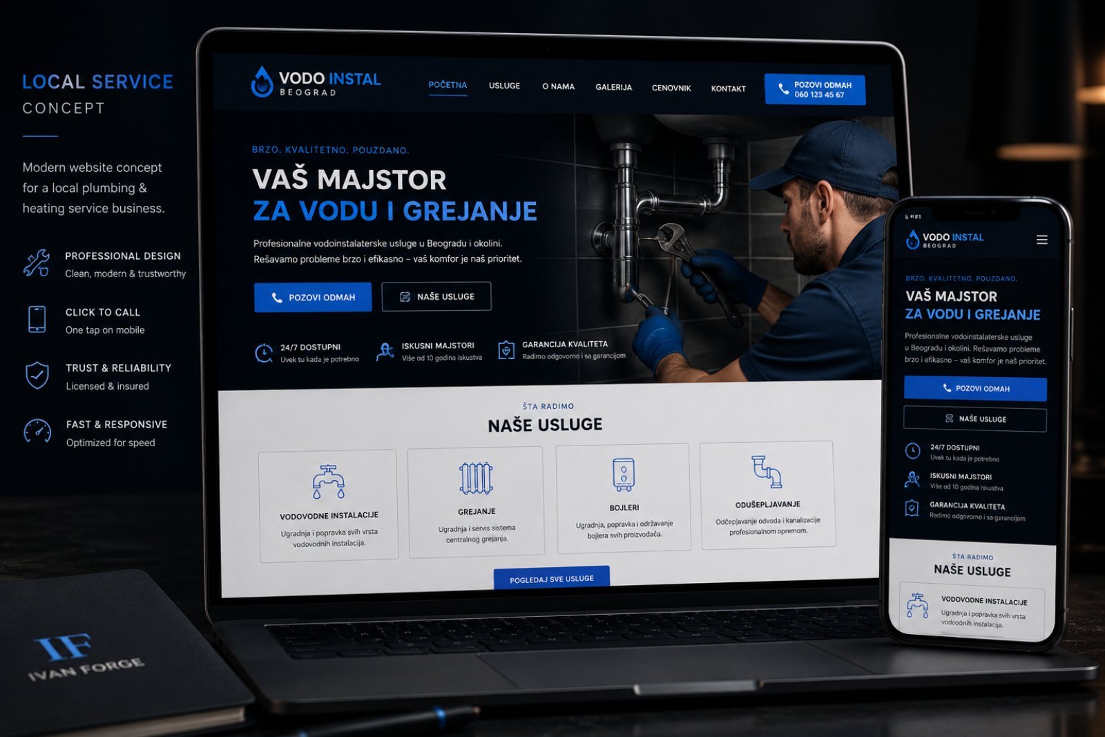Local Service web koncept