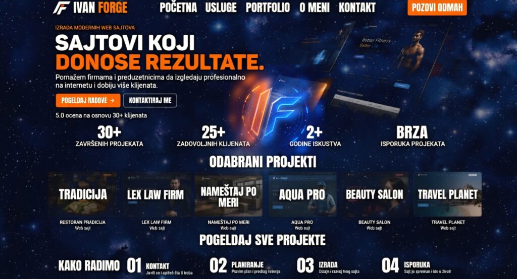 IVAN FORGE | Profesionalna izrada web sajtova koji privlače nove klijente i grade poverenje u vaš brend galaksija3